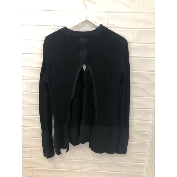 DKNY Pure Cardigan With Open Back And Step Hem - Picture 4 of 6